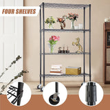 Modular Wire Storage Shelf 900 x 350 x 1800mm Steel Shelving - Extra Image