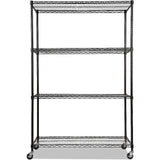 Modular Wire Storage Shelf 900 x 350 x 1800mm Steel Shelving - Top-Down View