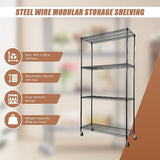 Modular Wire Storage Shelf 900 x 350 x 1800mm Steel Shelving - Extra Image