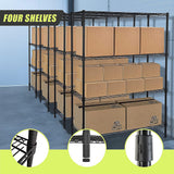 Modular Wire Storage Shelf 1500 x 450 x 1800mm Steel Shelving - Extra Image