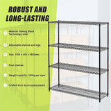 Modular Wire Storage Shelf 1500 x 450 x 1800mm Steel Shelving - Extra Image