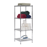 Modular Wire Storage Shelf 600 x 600 x 1800mm Steel Shelving - Close-Up Angle