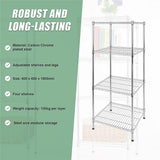 Modular Wire Storage Shelf 600 x 600 x 1800mm Steel Shelving - Extra Image