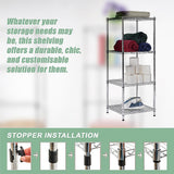 Modular Wire Storage Shelf 600 x 600 x 1800mm Steel Shelving