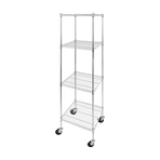 Modular Wire Storage Shelf 600 x 600 x 1800mm Steel Shelving