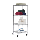Modular Wire Storage Shelf 600 x 600 x 1800mm Steel Shelving - Rear View