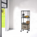 Modular Wire Storage Shelf 600 x 600 x 1800mm Steel Shelving - Front View