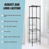 Modular Wire Storage Shelf 450 x 450 x 1800mm Steel Shelving - Extra Image