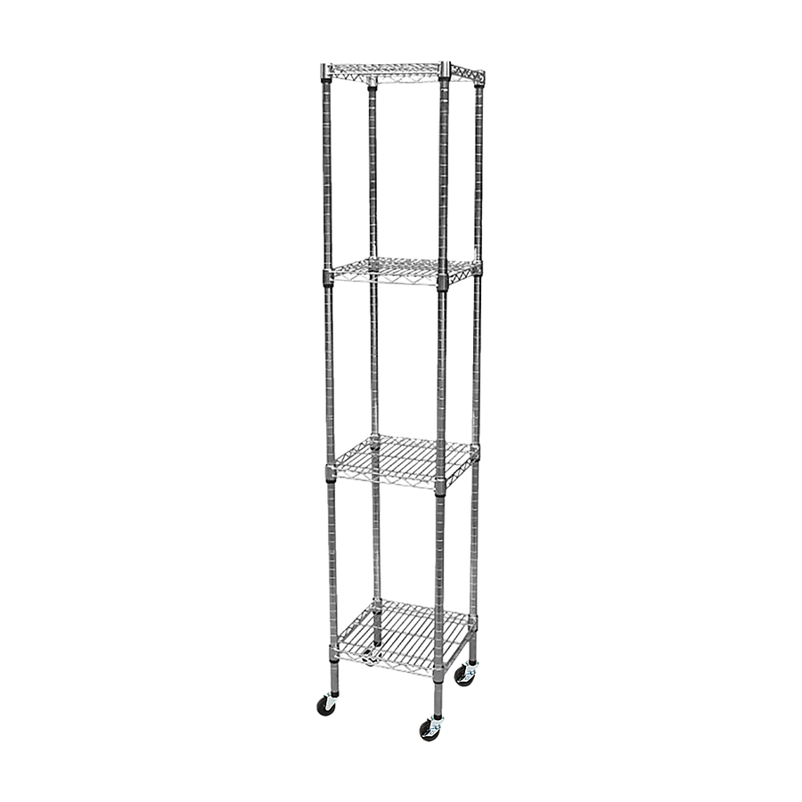 Modular Wire Storage Shelf 450 x 450 x 1800mm Steel Shelving