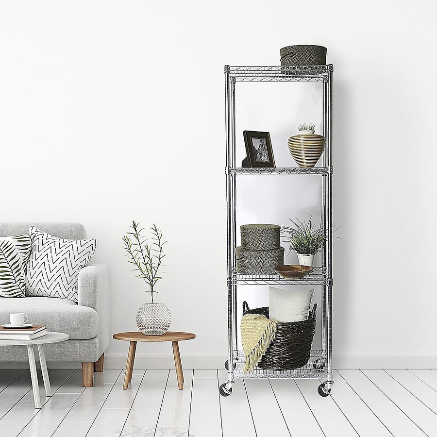 Modular Wire Storage Shelf 450 x 450 x 1800mm Steel Shelving, Storage