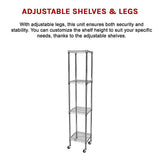 Modular Wire Storage Shelf 450 x 450 x 1800mm Steel Shelving