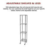 Modular Wire Storage Shelf 450 x 450 x 1800mm Steel Shelving - Extra Image