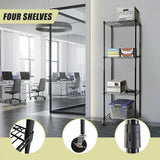 Modular Wire Storage Shelf 450 x 450 x 1800mm Steel Shelving - Low Angle