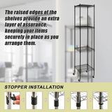 Modular Wire Storage Shelf 450 x 450 x 1800mm Steel Shelving - Extra Image