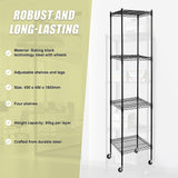 Modular Wire Storage Shelf 450 x 450 x 1800mm Steel Shelving - Extra Image