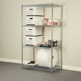 Modular Wire Storage Shelf 1200 x 600 x 1800mm Steel Shelving - Front View