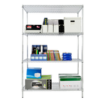 Modular Wire Storage Shelf 1200 x 600 x 1800mm Steel Shelving