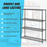 Modular Wire Storage Shelf 1200 x 600 x 1800mm Steel Shelving - Extra Image