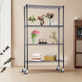 Modular Wire Storage Shelf 1200 x 600 x 1800mm Steel Shelving - Front View