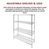 Modular Wire Storage Shelf 1500 x 350 x 1800mm Steel Shelving