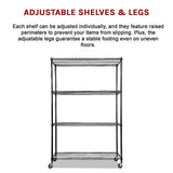 Modular Wire Storage Shelf 1500 x 350 x 1800mm Steel Shelving