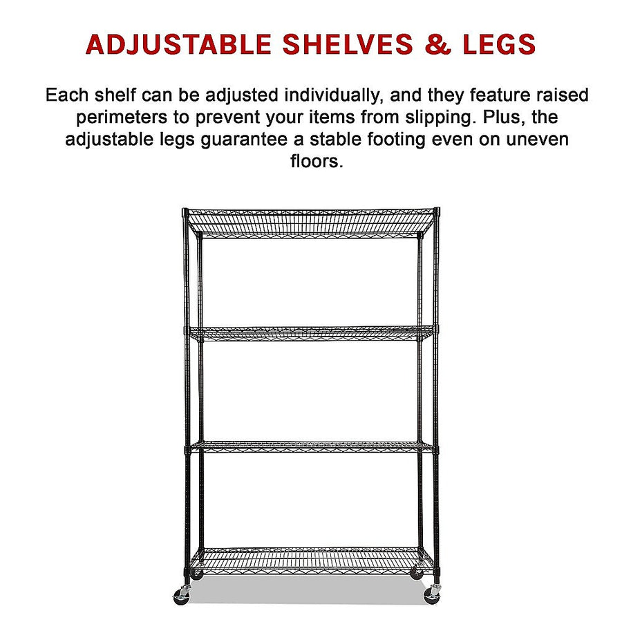 Modular Wire Storage Shelf 1500 x 350 x 1800mm Steel Shelving