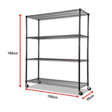 Modular Wire Storage Shelf 1500 x 350 x 1800mm Steel Shelving - Extra Image