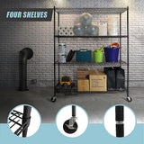 Modular Wire Storage Shelf 1500 x 350 x 1800mm Steel Shelving - Extra Image