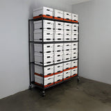 Modular Wire Storage Shelf 1500 x 350 x 1800mm Steel Shelving - Rear View