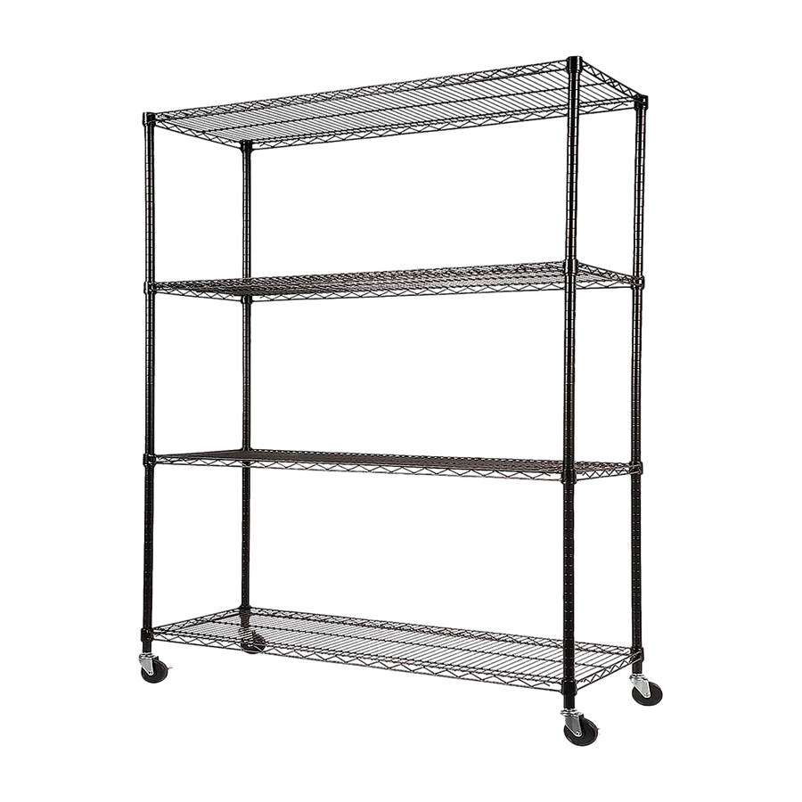 Modular Wire Storage Shelf 1500 x 350 x 1800mm Steel Shelving
