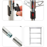 Modular Wire Storage Shelf 900 x 450 x 1800mm Steel Shelving - Extra Image
