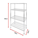 Modular Wire Storage Shelf 900 x 450 x 1800mm Steel Shelving - Extra Image