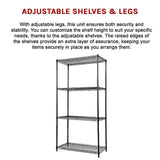 Modular Wire Storage Shelf 900 x 450 x 1800mm Steel Shelving - Extra Image