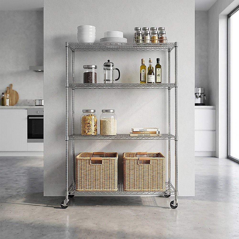 Modular Wire Storage Shelf 900 x 450 x 1800mm Steel Shelving
