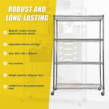 Modular Wire Storage Shelf 900 x 450 x 1800mm Steel Shelving - Extra Image