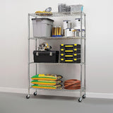 Modular Wire Storage Shelf 900 x 450 x 1800mm Steel Shelving - Front View