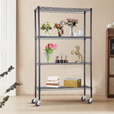 Modular Wire Storage Shelf 900 x 450 x 1800mm Steel Shelving - Front View