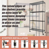 Modular Wire Storage Shelf 900 x 450 x 1800mm Steel Shelving - Extra Image