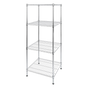 Modular Wire Storage Shelf 350 x 350 x 1800mm, Four Shelf Steel Wire Shelving Unit, 100kg Per Layer