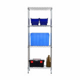 Modular Wire Storage Shelf 350 x 350 x 1800mm Steel Shelving - 45-Degree Angle