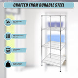 Modular Wire Storage Shelf 350 x 350 x 1800mm Steel Shelving - Extra Image