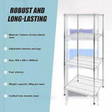 Modular Wire Storage Shelf 350 x 350 x 1800mm Steel Shelving - Extra Image