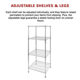 Modular Wire Storage Shelf 350 x 350 x 1800mm Steel Shelving - Extra Image