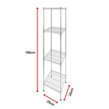 Modular Wire Storage Shelf 350 x 350 x 1800mm Steel Shelving - Extra Image