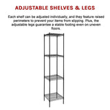 Modular Wire Storage Shelf 350 x 350 x 1800mm Steel Shelving - Extra Image