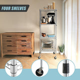 Modular Wire Storage Shelf 350 x 350 x 1800mm Steel Shelving - Extra Image