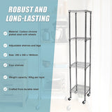 Modular Wire Storage Shelf 350 x 350 x 1800mm Steel Shelving