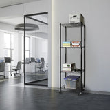 Modular Wire Storage Shelf 350 x 350 x 1800mm Steel Shelving - Front View