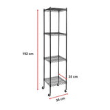Modular Wire Storage Shelf 350 x 350 x 1800mm Steel Shelving - Extra Image