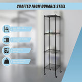 Modular Wire Storage Shelf 350 x 350 x 1800mm Steel Shelving - Extra Image